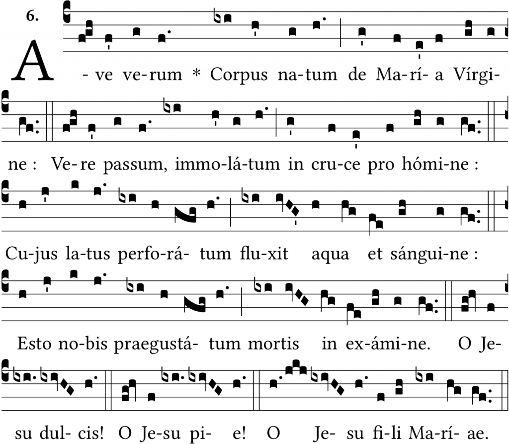 Ave verum corpus
